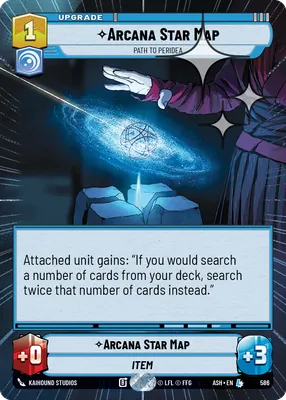 Arcana Star Map — Hyperspace Foil