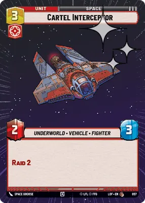 Cartel Interceptor — Hyperspace Foil