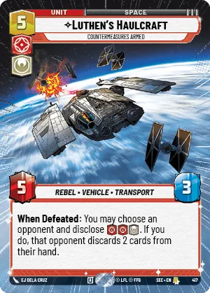 Luthen's Haulcraft — Hyperspace