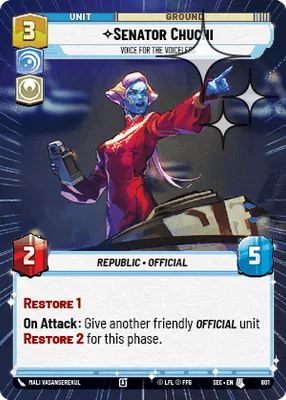 Senator Chuchi — Hyperspace Foil
