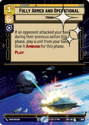 Fully Armed and Operational — Hyperspace Foil