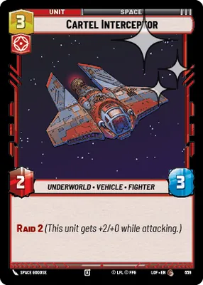 Cartel Interceptor — Standard Foil