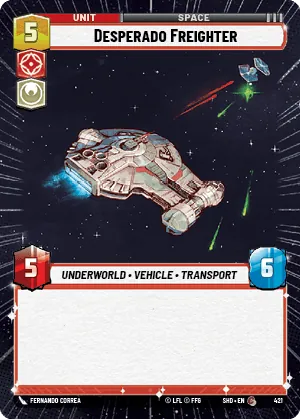 Desperado Freighter — Hyperspace
