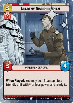 Academy Disciplinarian — Hyperspace Foil