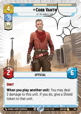 Cobb Vanth — Hyperspace Foil