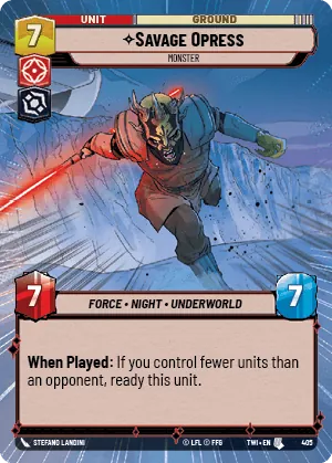 Savage Opress — Hyperspace