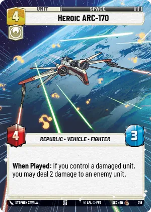 Heroic ARC-170 — Hyperspace