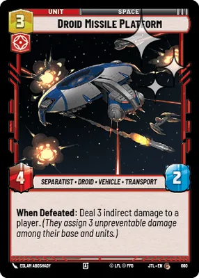 Droid Missile Platform — Standard Foil