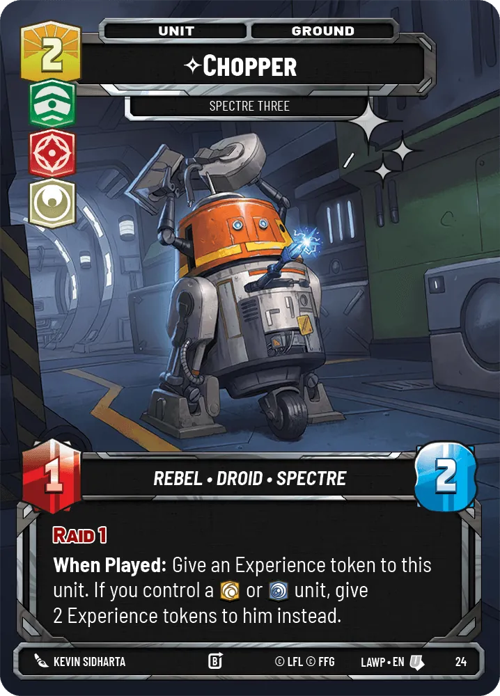 Chopper — Weekly Play Foil