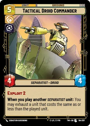 Tactical Droid Commander