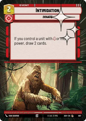 Intimidation — Hyperspace Foil