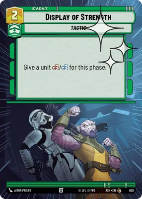 Display of Strength — Hyperspace Foil