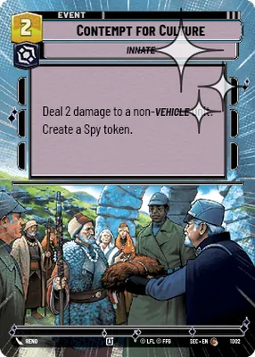 Contempt for Culture — Hyperspace Foil