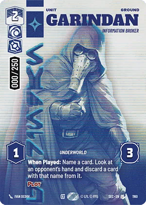 Garindan — Serialized Prestige