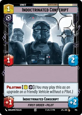 Indoctrinated Conscript — Standard Foil