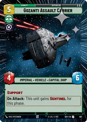 Gozanti Assault Carrier — Hyperspace Foil