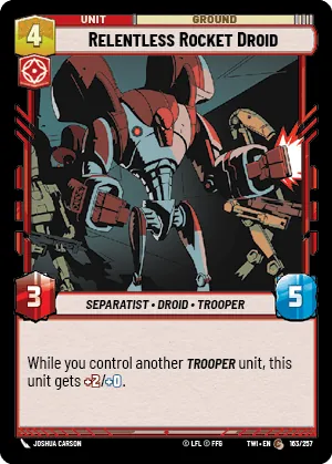Relentless Rocket Droid