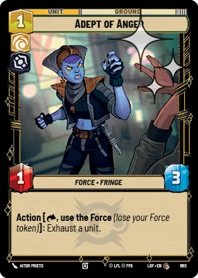 Adept of Anger — Standard Foil