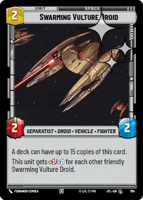 Swarming Vulture Droid — Standard Foil