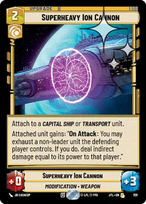 Superheavy Ion Cannon — Standard Foil