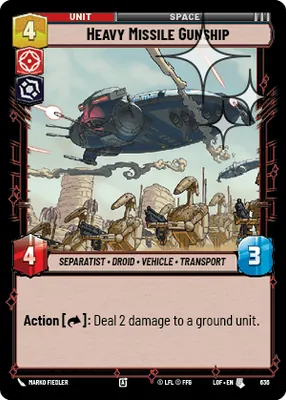 Heavy Missile Gunship — Standard Foil