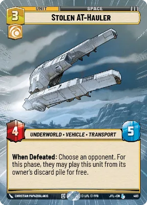 Stolen AT-Hauler — Hyperspace