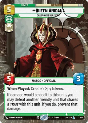 Queen Amidala — Hyperspace Foil