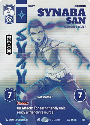 Synara San — Serialized Prestige