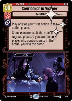 Confidence in Victory — Standard Foil