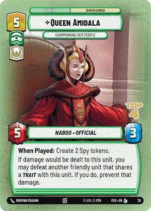 Queen Amidala — SS Top 4