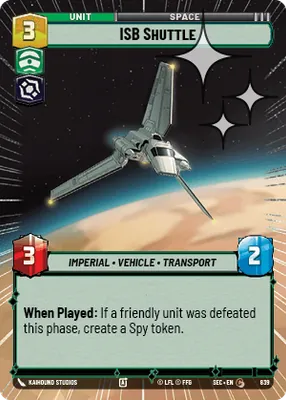 ISB Shuttle — Hyperspace Foil