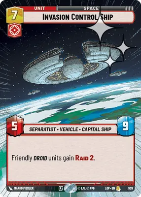 Invasion Control Ship — Hyperspace Foil