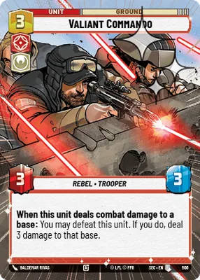 Valiant Commando — Hyperspace Foil