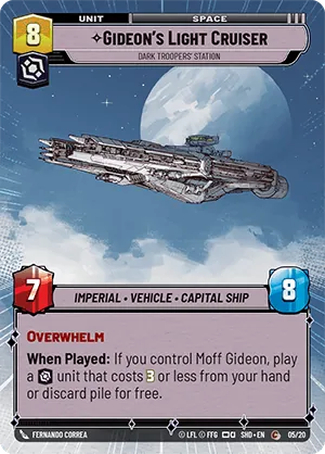 Gideon's Light Cruiser — Hyperspace
