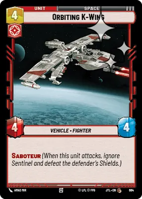 Orbiting K-Wing — Standard Foil