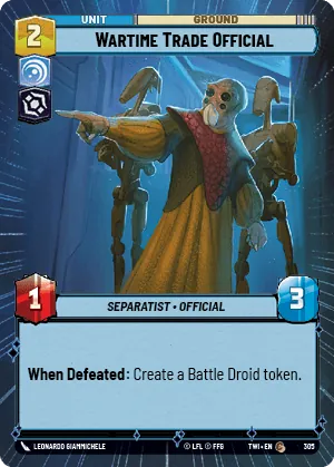 Wartime Trade Official — Hyperspace