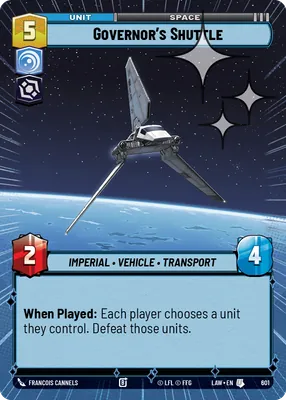 Governor's Shuttle — Hyperspace Foil