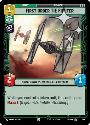 First Order TIE Fighter — Standard Foil