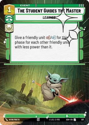 The Student Guides the Master — Hyperspace Foil