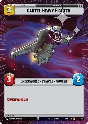 Cartel Heavy Fighter — Hyperspace Foil