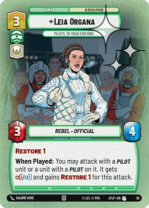 Leia Organa — Weekly Play Foil