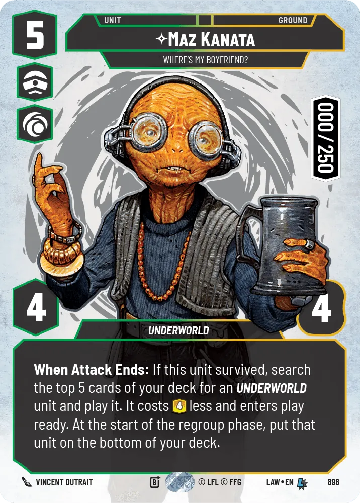 Maz Kanata — Serialized Prestige