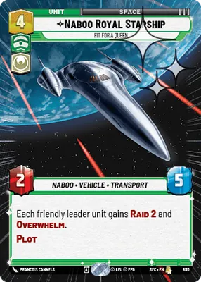 Naboo Royal Starship — Hyperspace Foil