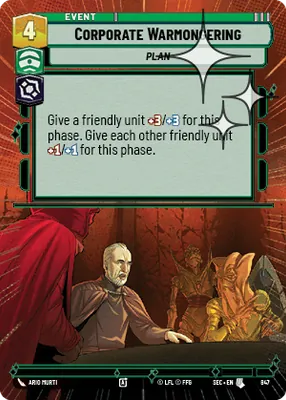 Corporate Warmongering — Hyperspace Foil