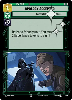 Apology Accepted — Standard Foil