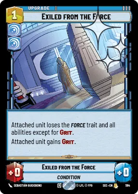 Exiled from the Force — Standard Foil