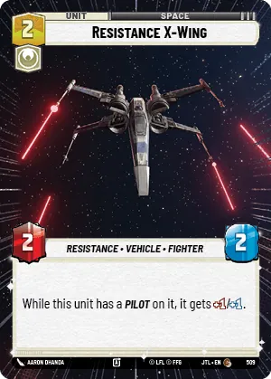 Resistance X-Wing — Hyperspace