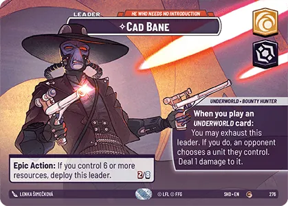 Cad Bane — Showcase