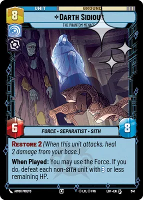 Darth Sidious — Standard Foil