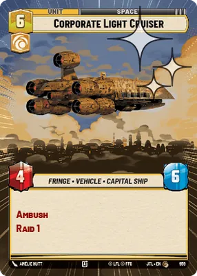 Corporate Light Cruiser — Hyperspace Foil